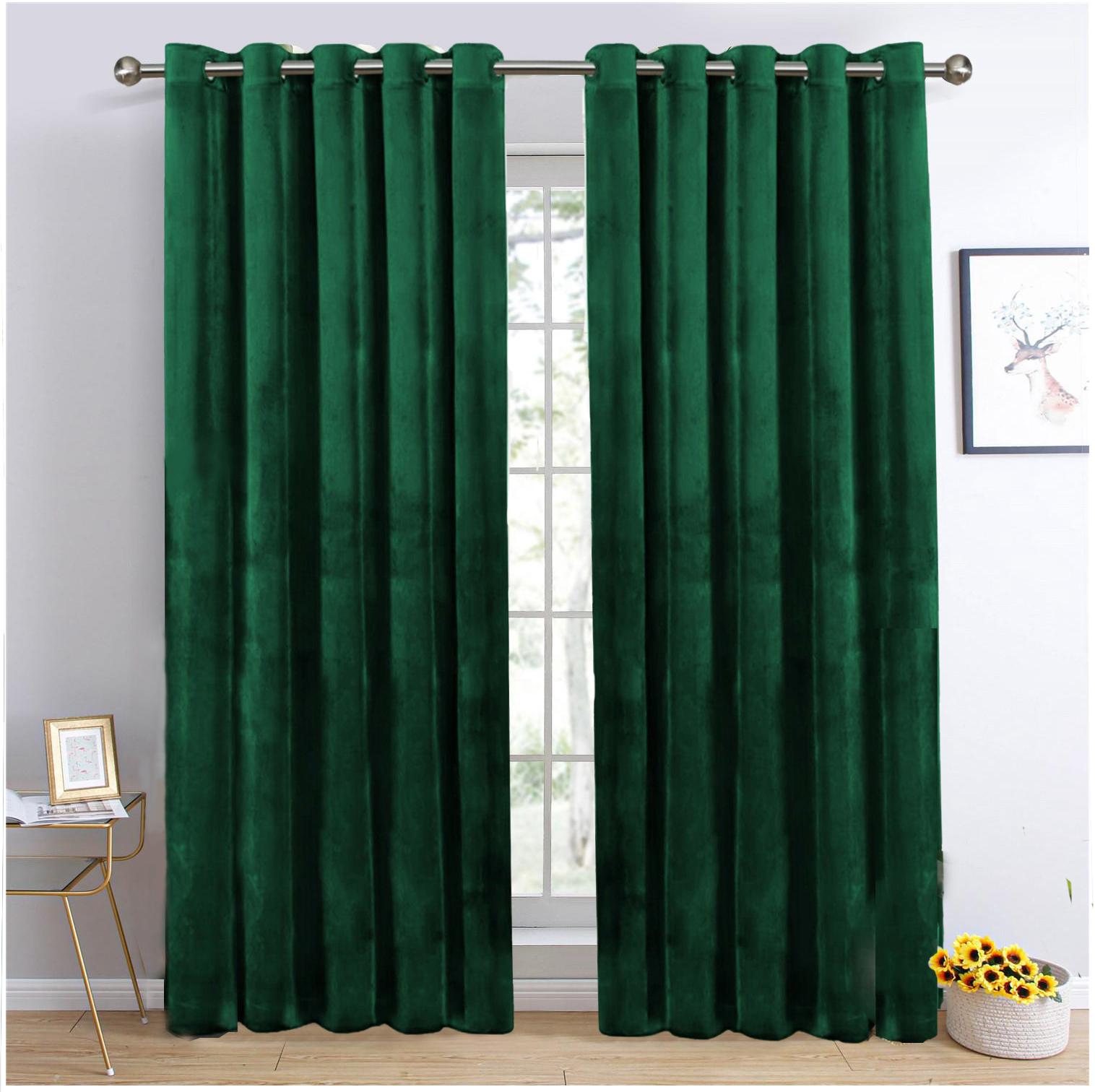 Elegant Mustard Beige Velvet Curtains with Ring Top Window Treatments for Sophisticated Home Decor