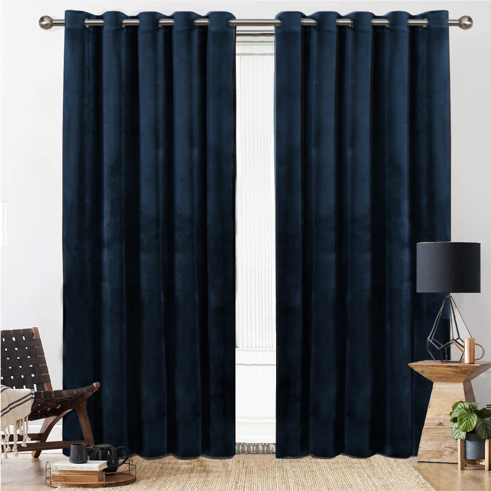 Elegant Mustard Beige Velvet Curtains with Ring Top Window Treatments for Sophisticated Home Decor