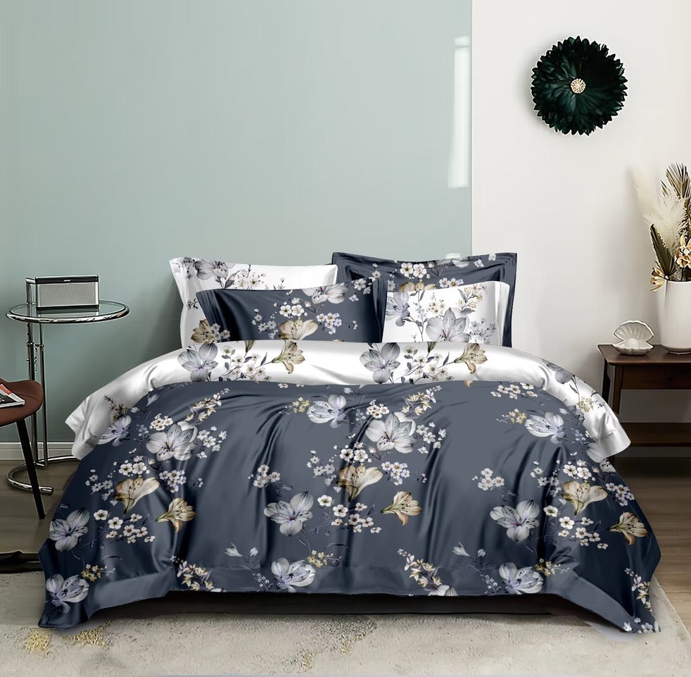 GREY2 3Pcs BedSpreads