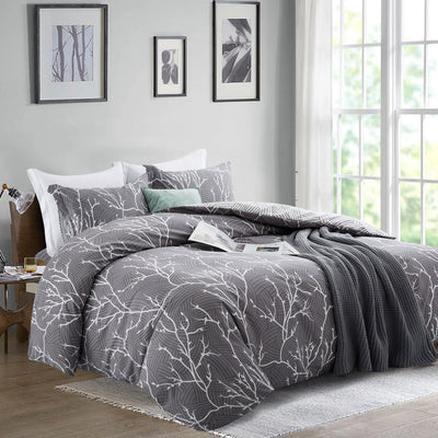 Luxury 4-Piece Microfiber Bedding Set – Soft Hotel-Style Sheets & Duvet Cover | Single, Double & King Sizes