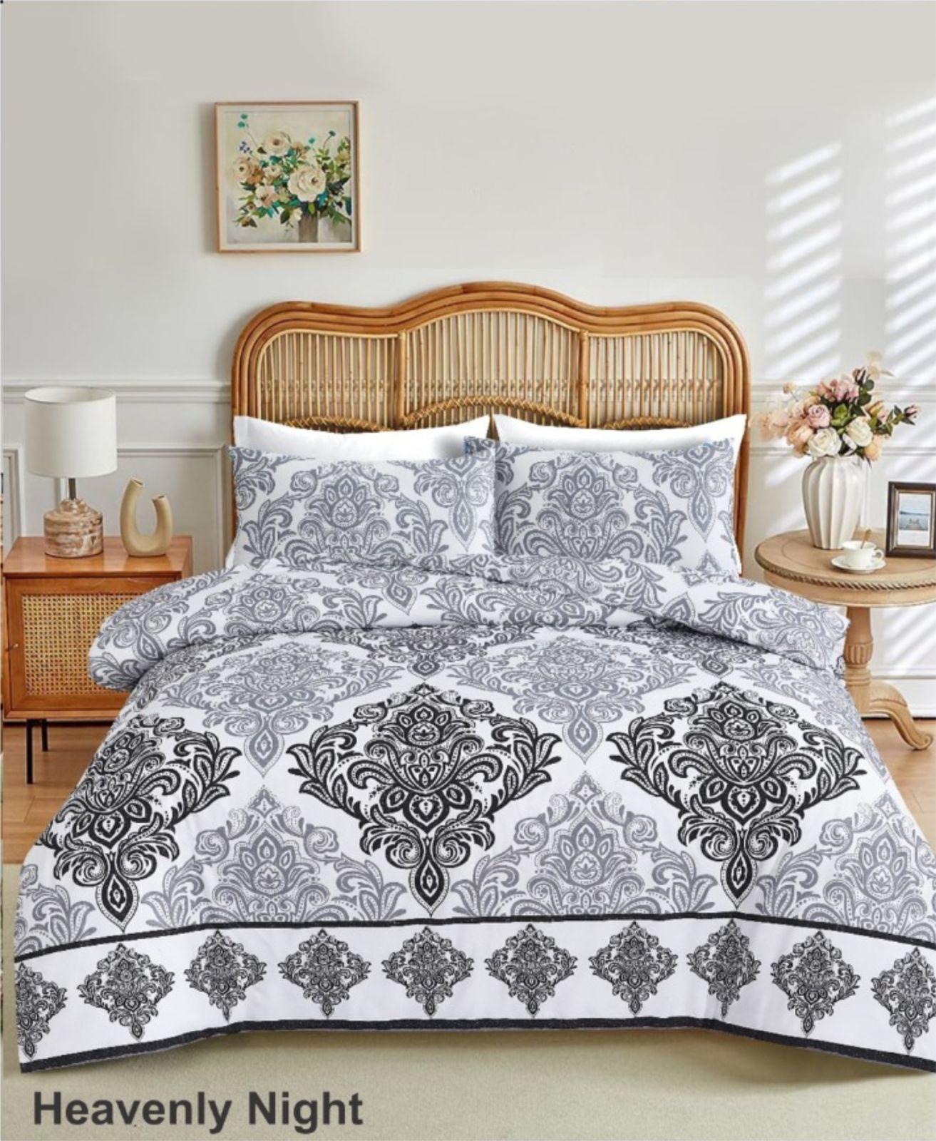 Luxury 4-Piece Microfiber Bedding Set – Soft Hotel-Style Sheets & Duvet Cover | Single, Double & King Sizes