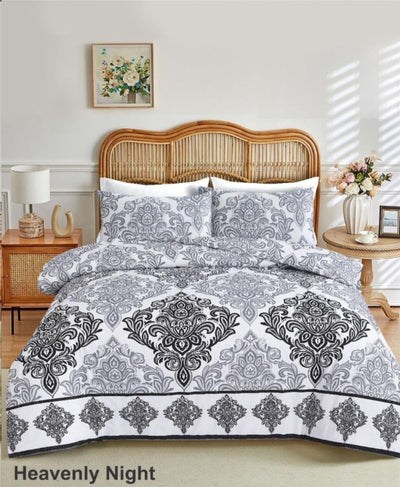 Luxury 4-Piece Microfiber Bedding Set – Soft Hotel-Style Sheets & Duvet Cover | Single, Double & King Sizes