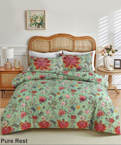 Luxury 4-Piece Microfiber Bedding Set – Soft Hotel-Style Sheets & Duvet Cover | Single, Double & King Sizes