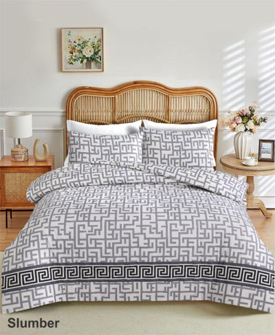 Luxury 4-Piece Microfiber Bedding Set – Soft Hotel-Style Sheets & Duvet Cover | Single, Double & King Sizes