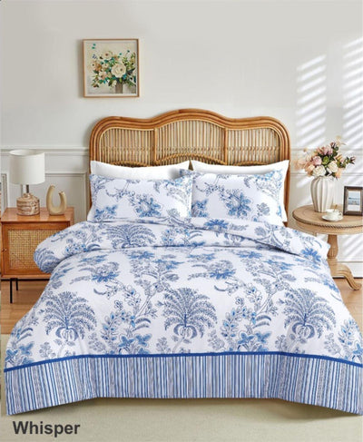 Luxury 4-Piece Microfiber Bedding Set – Soft Hotel-Style Sheets & Duvet Cover | Single, Double & King Sizes